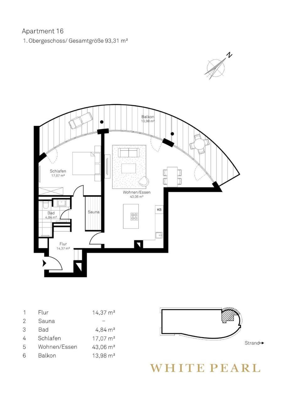 White Pearl Apartment 1.16 Timmendorfer Strand Kültér fotó